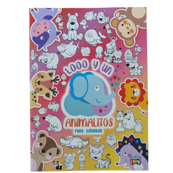 Libro para colorear 1000 y un Animalitos