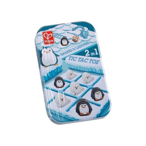 Juego 2 en 1 Serpientes y escaleras & Totito