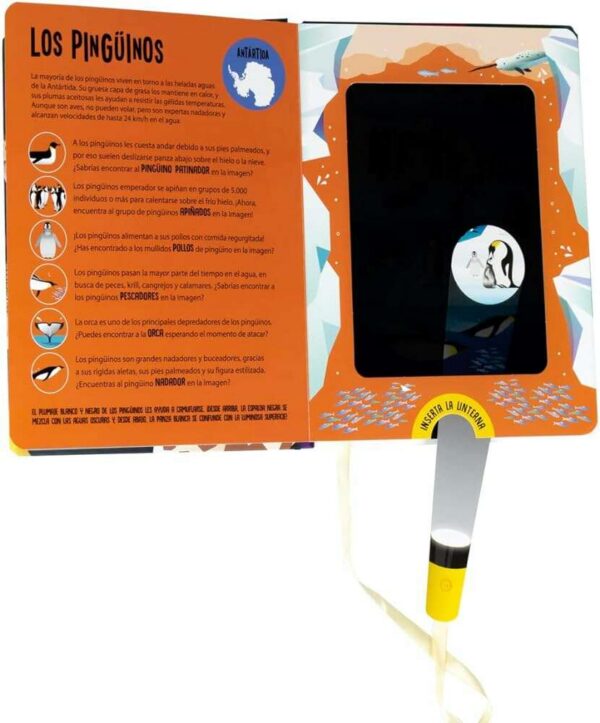 Libro busca y encuentra Linterna mágica Animales