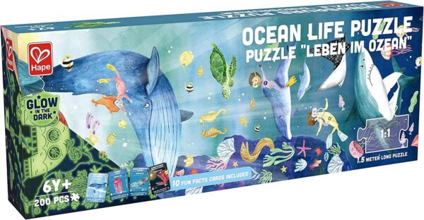 Puzzle Ocean life 1.5m. largo - 200 piezas