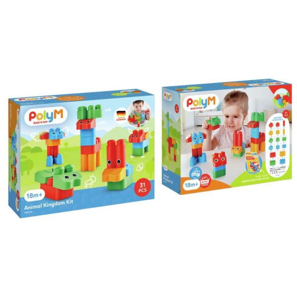 760004_2.jpg PolyM Animal Kingdom Kit 31 piezas