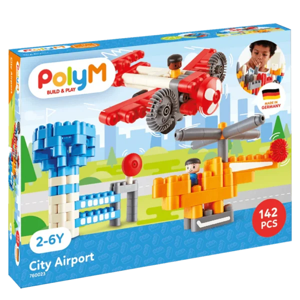 PolyM City Airport - Aeropuerto 142 piezas