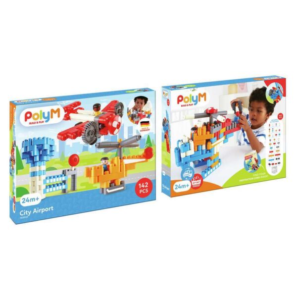 PolyM City Airport - Aeropuerto 142 piezas