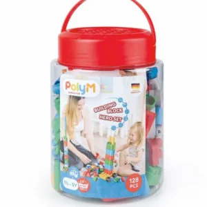 PolyM Set de bloques 128 piezas