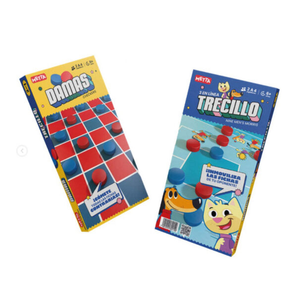 Damas y Trecillo (juego 2 en 1)