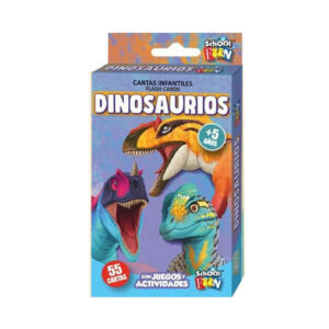 Flashcards Dinosaurios - 55 cartas