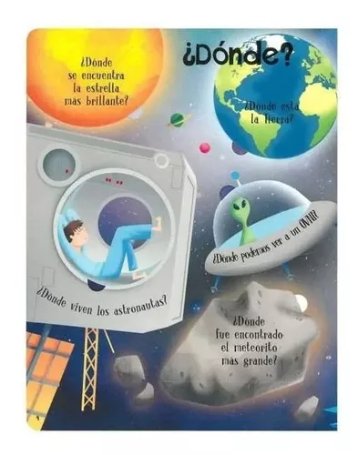 Libro levanta tapitas 60 Increíbles datos curiosos sobre el Espacio