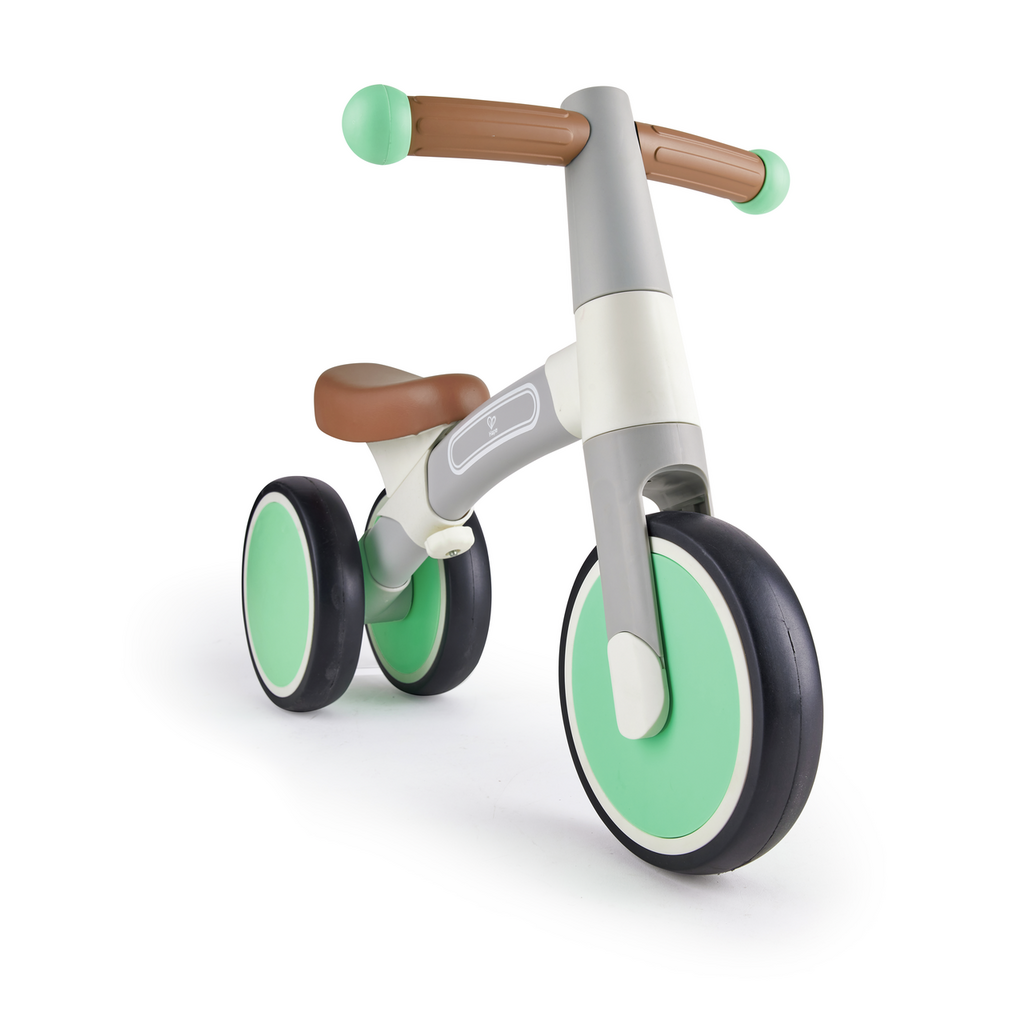 bicicleta de equilibrio Hape gris con menta