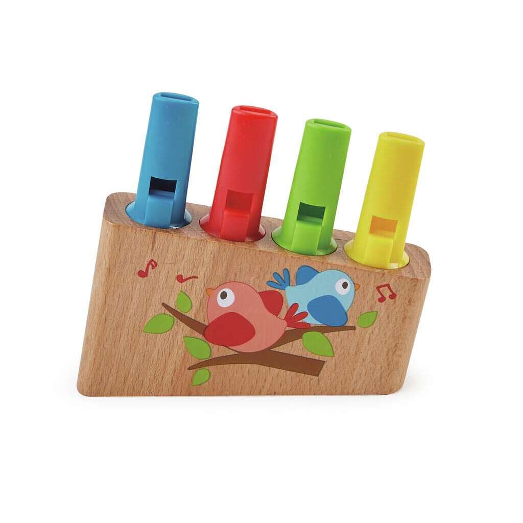 flauta para niños arcoíris Hape de madera