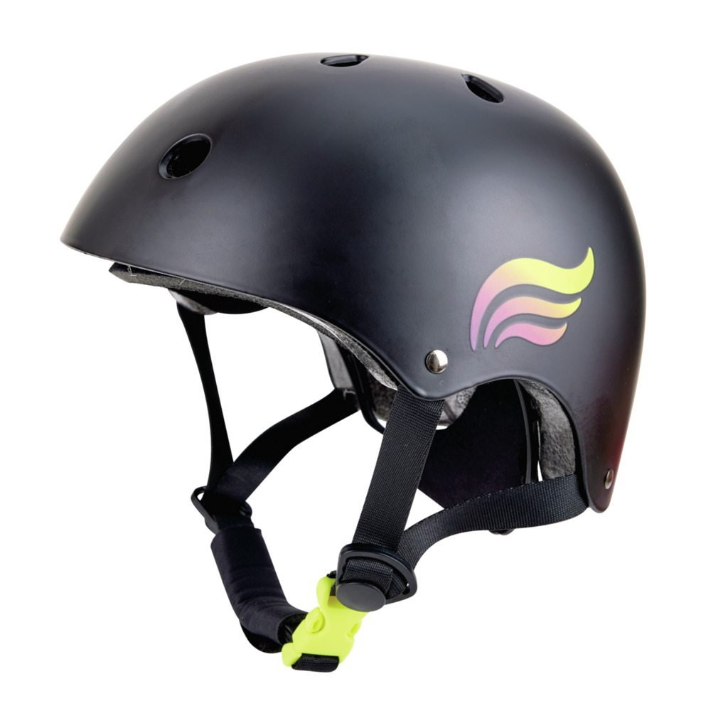 casco para bicicleta de niños negro Hape