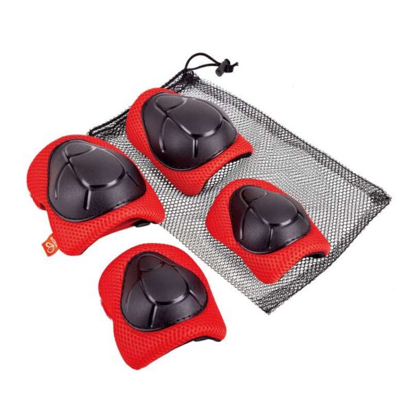 Rodilleras y coderas de seguridad (rojas)