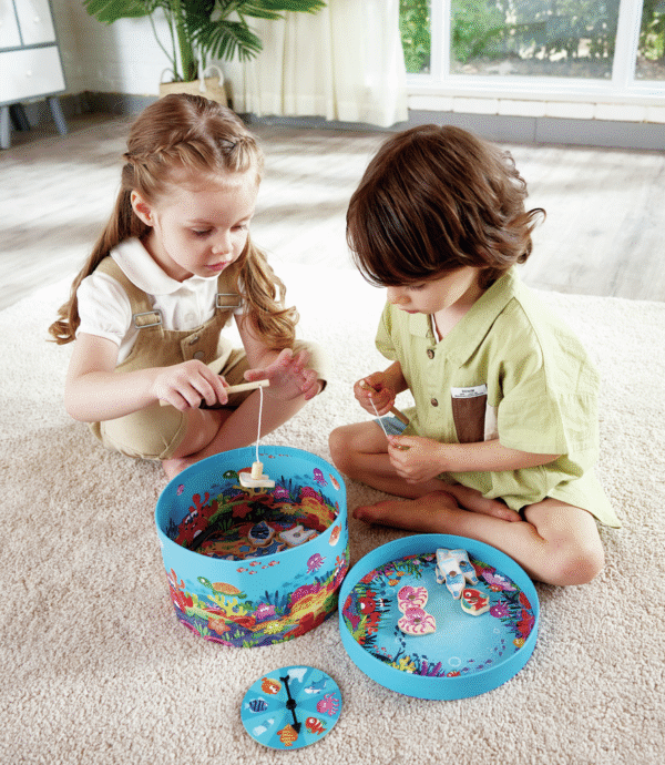 Salvar los mares Juego magnético de pesca 2 en 1