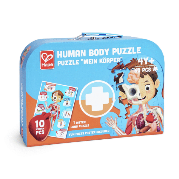Puzzle Human body de madera - 61 piezas