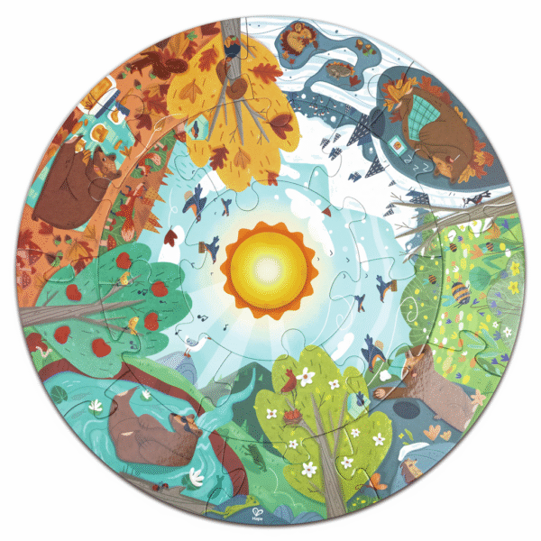 Puzzle Four seasons - 17 piezas gigantes
