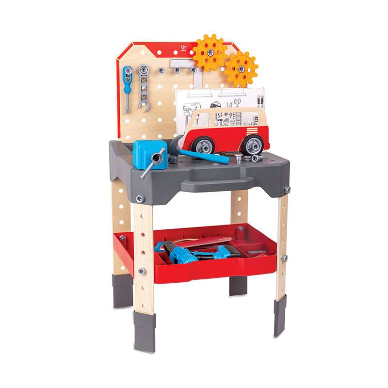 taller de juguete para reparar autos Hape
