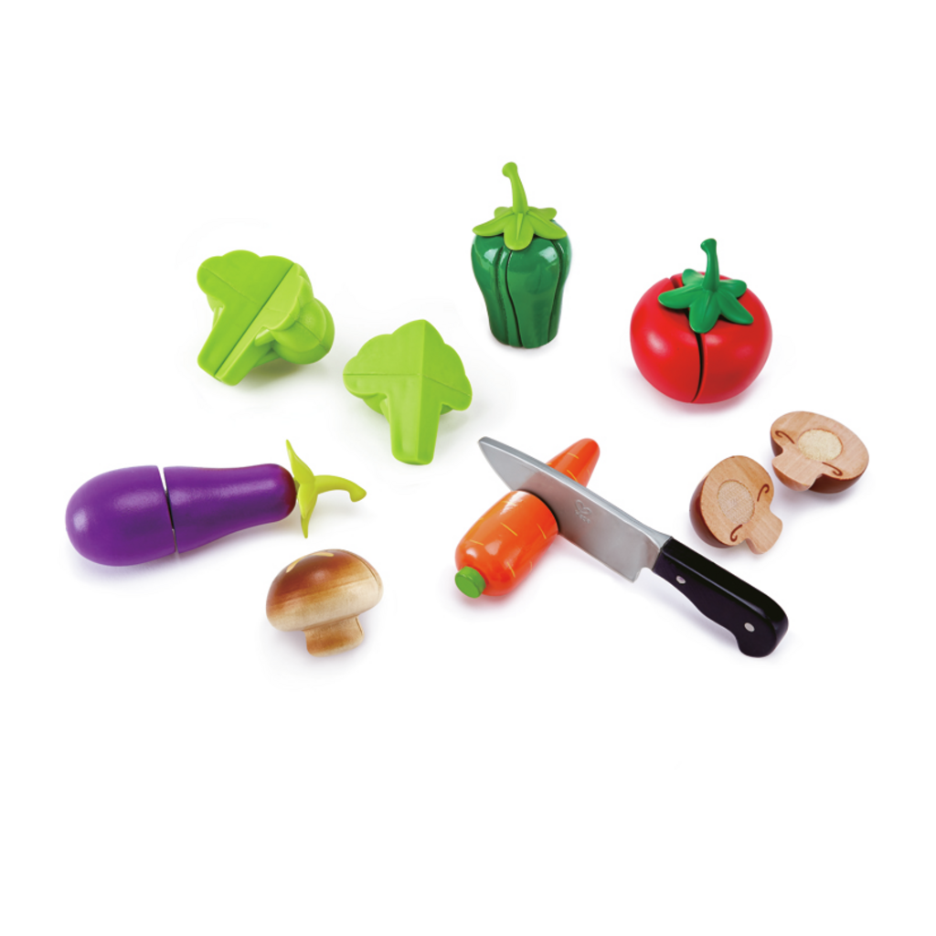 verduras de juguete de madera Hape