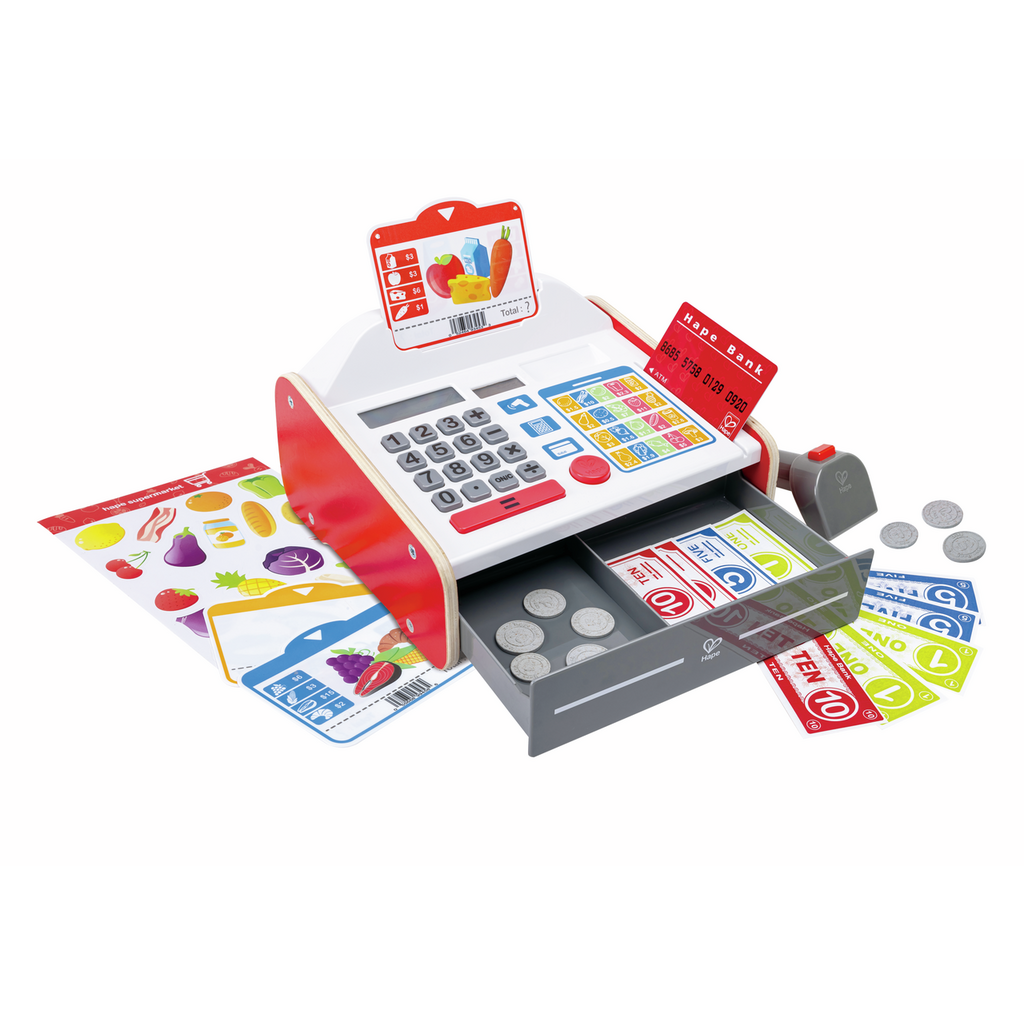 caja registradora de juguete Hape