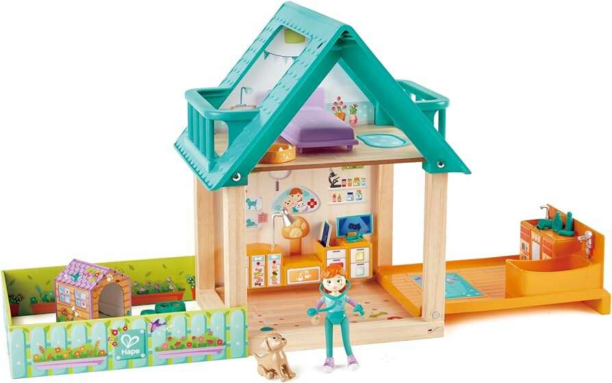 set veterinario de juguete Hape