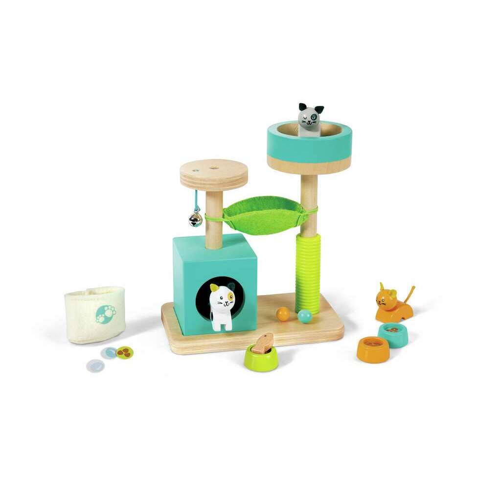 casa de gatos de juguete Hape Kitty Haven