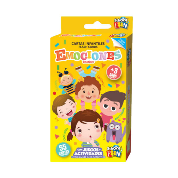 EMOCIONES.jpg Flashcards Emociones - Inglés y Español - 55 cartas