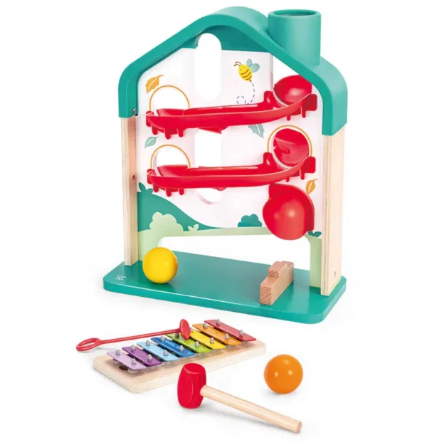 Mi casita musical con xilófono y pelota