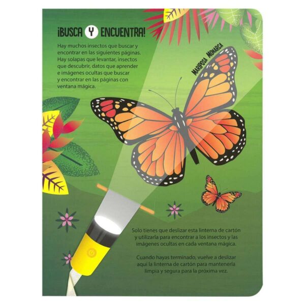 Libro busca y encuentra Linterna mágica Insectos