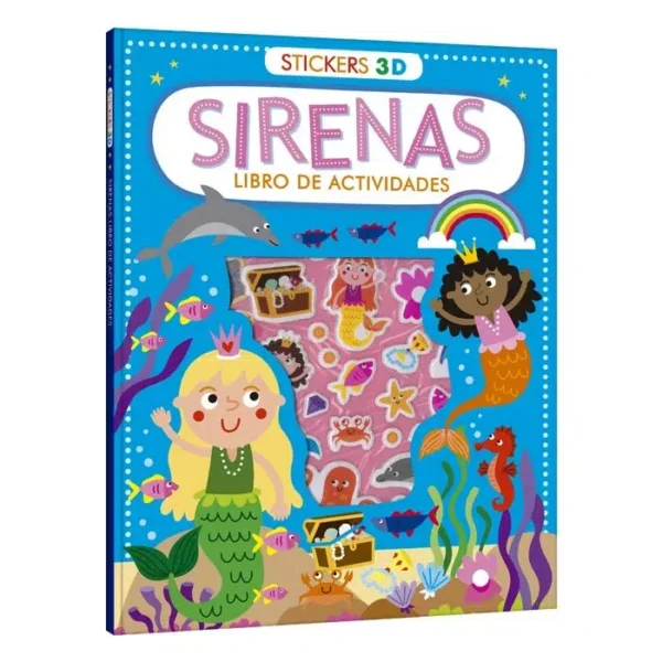 Libro de Stickers de Sirenas – Libro de Actividades