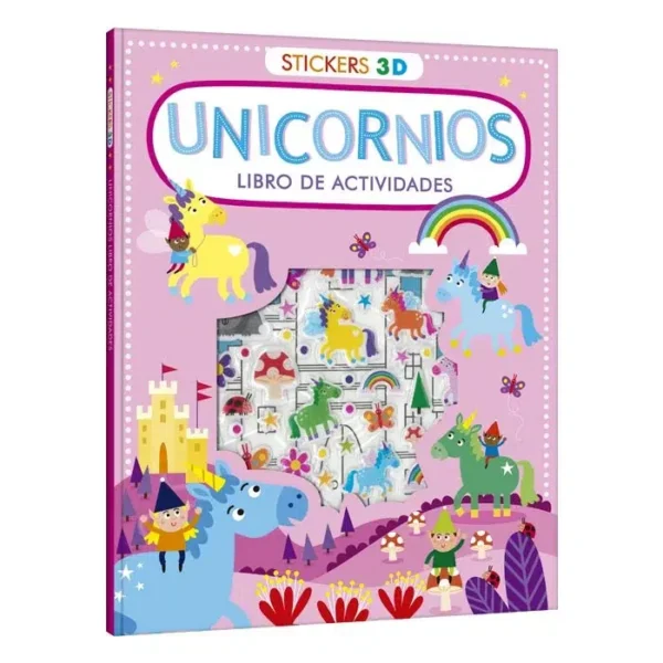 Libro de Stickers de Unicornios – Libro de Actividades