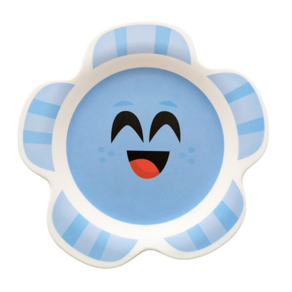 Plato de melamina Hortensia