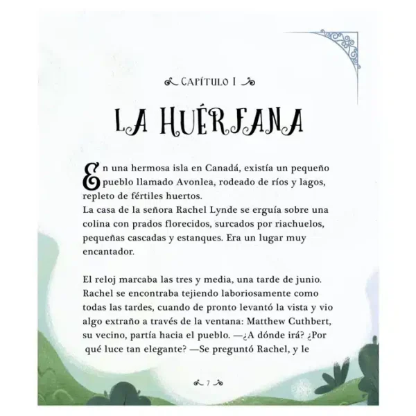 Libro clásico Anne de Green Gables
