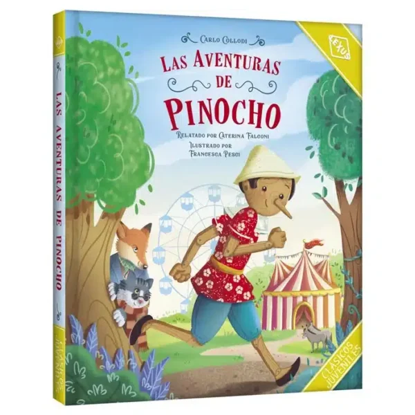 Libro Aventuras de Pinocho
