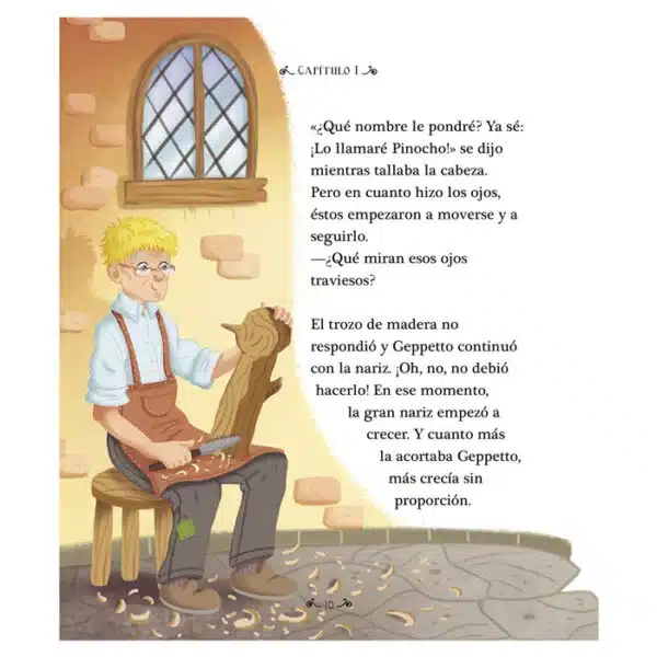 Libro Aventuras de Pinocho