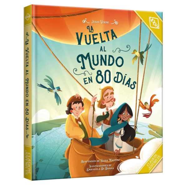 Libro clásico La vuelta al Mundo en 80 días