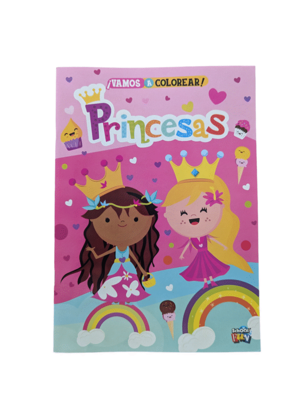Libro Vamos a colorear Princesas