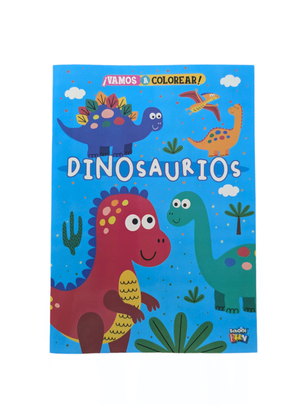 Libro Vamos a colorear Dinosaurios