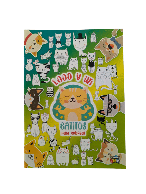Libro para colorear 1000 y un Gatitos