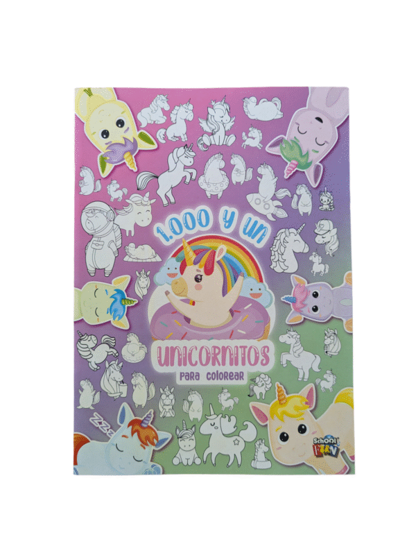 Libro para colorear 1000 y un Unicornios