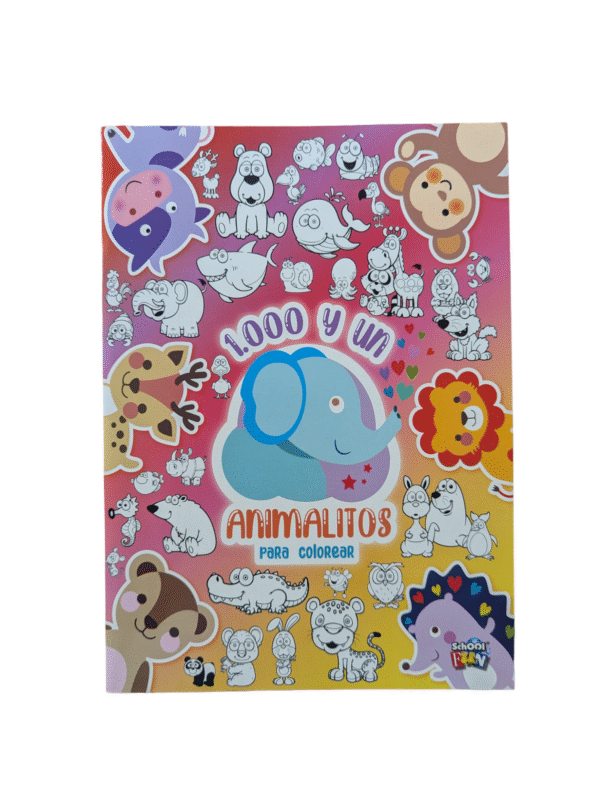 Libro para colorear 1000 y un Animalitos