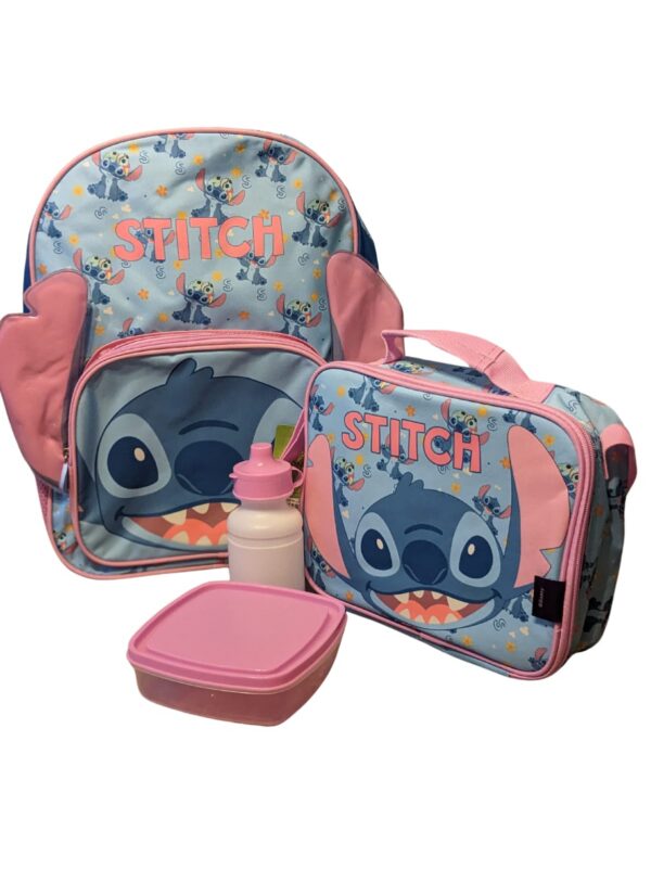 Set Mochila y Lonchera Disney Stitch