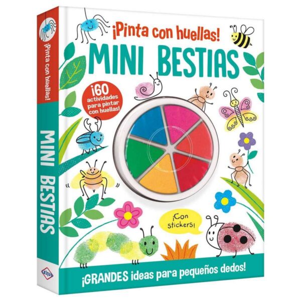Libro pinta con Huellas mini Bestias