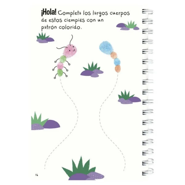 Libro pinta con Huellas mini Bestias