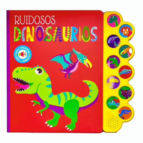 Libro con sonido Ruidosos Dinosaurios – Busca y Encuentra