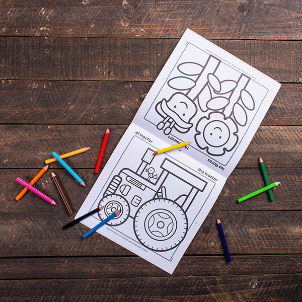 Libro para colorear Cromitos Pajarito