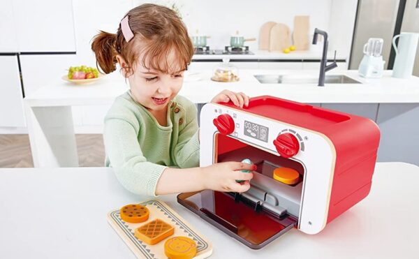 Horno de repostería con galletas mágicas