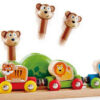 Set de trenes de música y monos