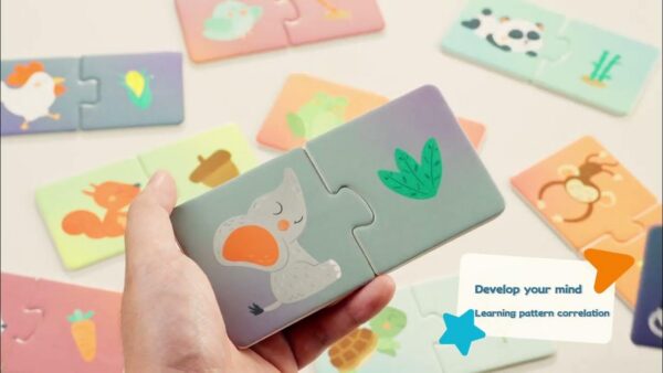 Rompecabezas merienda de los animalitos