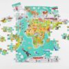 Puzzle de observación del mundo y Mapamundi