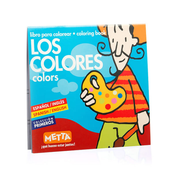 Libro para colorear Los Colores - Inglés y Español