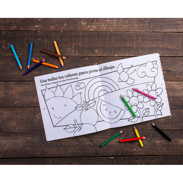 Libro para colorear Los Colores - Inglés y Español