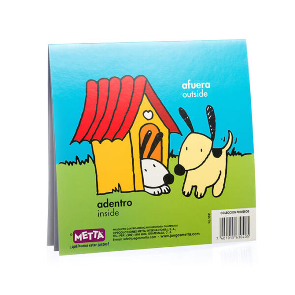 Libro para colorear los Opuestos – Inglés y Español